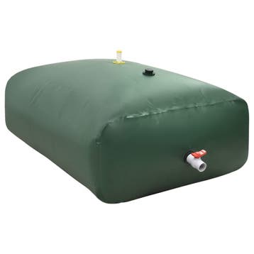 vidaXL Watertank met kraan opvouwbaar 2100 L PVC, Verzenden
