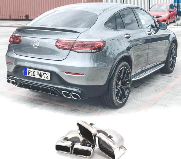 EMBOUTS D´ÉCHAPPEMENT POUR MERCEDES GLC W253 X253 C253 15-18, Autos : Pièces & Accessoires, Systèmes d'échappement, Envoi