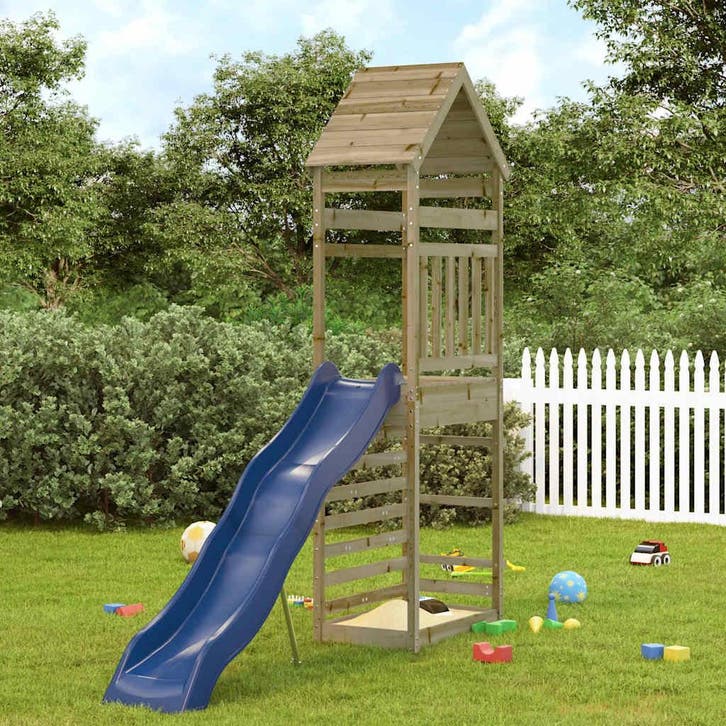 vidaXL Speelhuis geïmpregneerd grenenhout, Enfants & Bébés, Jouets | Extérieur | Aires de jeux, Envoi