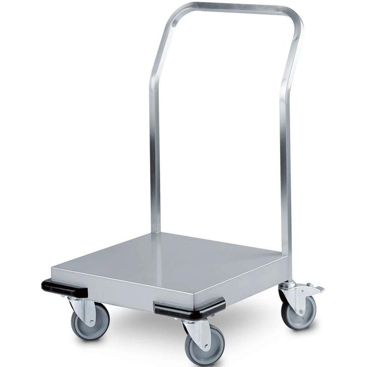 Platformwagen | RVS | Max. 120kg | Wielen (Geremd) +, Zakelijke goederen, Horeca | Keukenapparatuur, Nieuw in verpakking, Verzenden