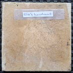 Carreau - Tuile antique avec une scène biblique.. -, Antiquités & Art