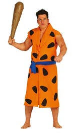 Fred Flintstone Kostuum Zwart Oranje Heren, Kleding | Heren, Verzenden, Nieuw