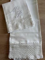 Asciugamani ricamati / pizzo - Handdoek (2) - 136 cm - 75 cm
