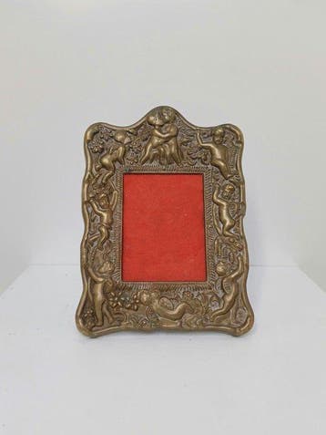 Cadre photo - Laiton - Art Nouveau, Antiquités & Art