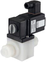 Electrovanne G1/2 NC PVC FKM 0-1.5bar/22psi 12VDC Vacuum, Verzenden
