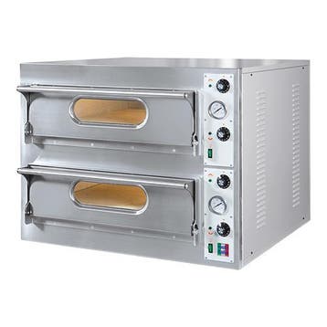 Pizza oven | 4+4 33Øcm | 9,4kW | Met chamotte bodem |, Verzenden, Nieuw in verpakking