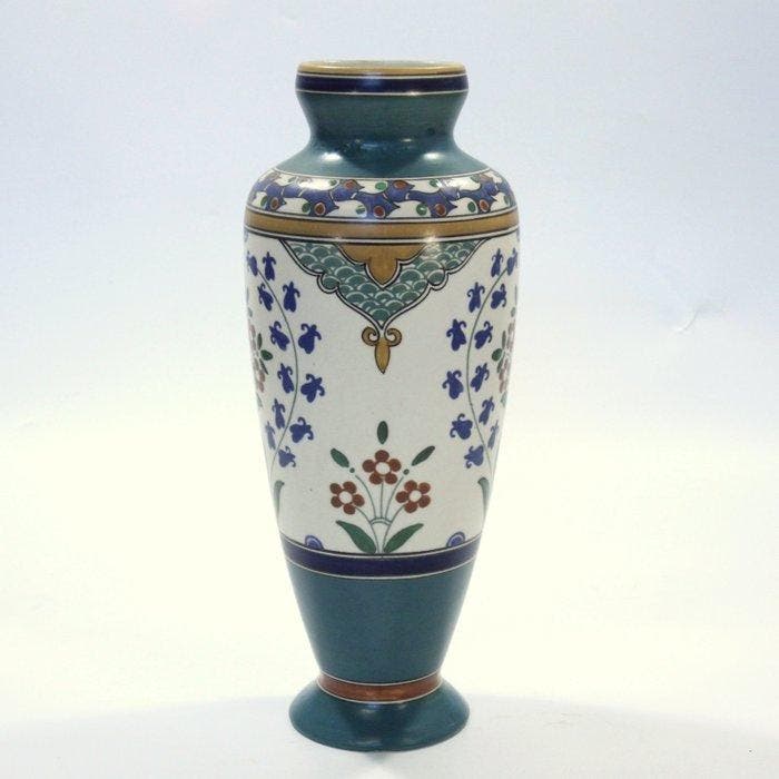 Arnhemsche Fayencefabriek (1915) - Klaas Vet - Vaas -, Antiquités & Art, Antiquités | Verre & Cristal