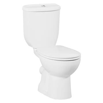 Toiletpot Staand BWS Sedef Met Bidet Achter Aansluiting Wit, Ophalen of Verzenden, Nieuw, Overige typen