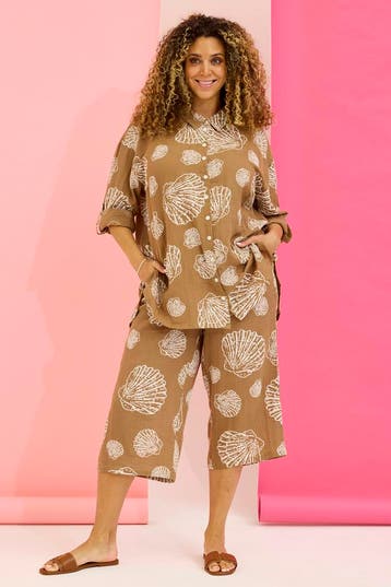 Zhenzi blouse schelp printM=46-48Maat 46/48 (XL) of groter, Verzenden, Nieuw, Maat 46/48 (XL) of groter, Overige kleuren
