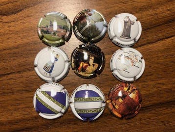 Collectie champagnecapsules - Volledige series & divers.