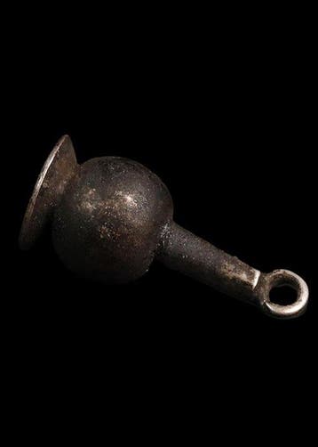 Égypte ancienne, Nouvel Empire Argent Poppy Amulet (Sans