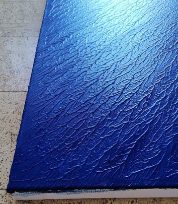 Elena Mosurak - Blue ocean, n.35 - textured painting