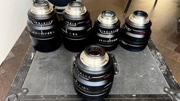 Red 25mm, 35mm, 50mm, 85mm, 100mm (cinema prime set)