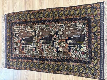 Beloudj - Tapis - 1.35 m - 0.82 m - Pur ancien design, Nieuw