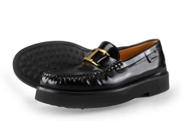 Tods Loafers in maat 40 Zwart, Kleding | Dames, Schoenen, Verzenden, Zwart, Overige typen, Zo goed als nieuw