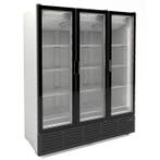 Koelkast 3 Glasdeuren - Wit 9002, Verzenden, Nieuw in verpakking, Koelen en Vriezen