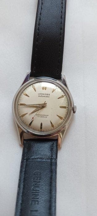 LEONIDAS AUTOMATIC cal . 1560 - stainles stel - stainles, Nieuw