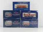 Liliput H0 - L221702/L221712/L235014/L235433 - Wagon de, Hobby en Vrije tijd, Nieuw