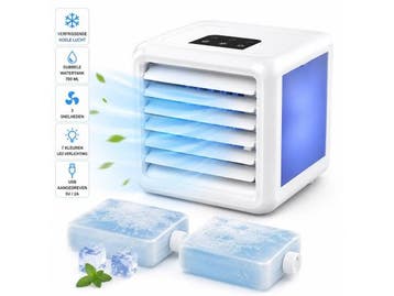 Veiling - QUIGG Mini Air Cooler  - LED Verlichting – Lucht, Nieuw