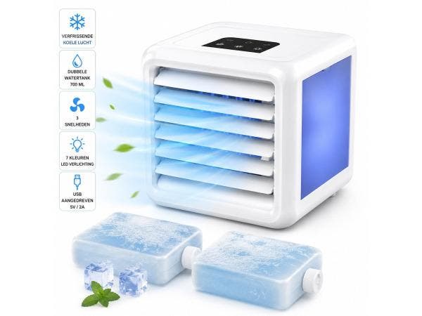Veiling - QUIGG Mini Air Cooler  - LED Verlichting – Lucht, Electroménager, Ventilateurs