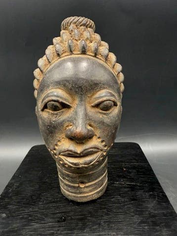 Prachtige grote Tête Oba - Yoruba - Nigeria (Zonder