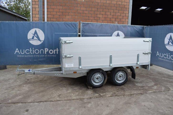 Veiling: Aanhangwagen BW Trailer 750kg 250x150x70cm Nieuw, Autos : Divers, Remorques, Enlèvement