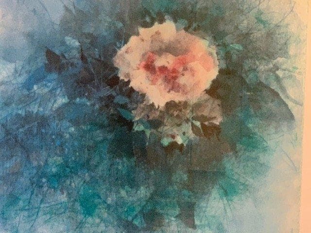 Renzo Vespignani (1924-2001) - Composizione floreale, Antiek en Kunst, Antiek | Overige Antiek