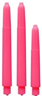 ABC Darts – Kunststof Shafts Met Ring Short - Neon Roze, Ophalen of Verzenden, Nieuw, Shafts