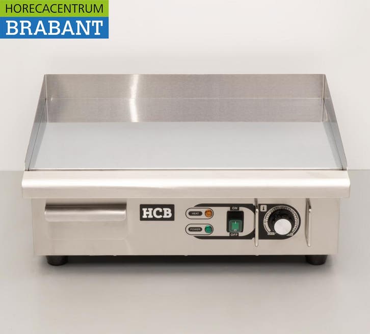 HCB RVS Spiegelbakplaat Chroom Grillplaat Bakplaat 55 cm, Zakelijke goederen, Horeca | Keukenapparatuur, Ophalen of Verzenden