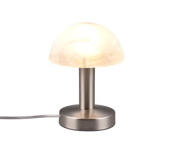 Trio FYNN II tafellamp | E14 Fitting | nikkel mat met wit ge, Verzenden, Nieuw