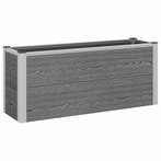 vidaXL Verhoogde plantenbak Grijs 100 x 30 x 22 cm WPC en, Tuin en Terras, Verzenden, Nieuw