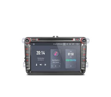 Autoradio Gps Android 10.0 Lcd Táctil 8  4K Volkswagen Vw Po, Verzenden, Nieuw