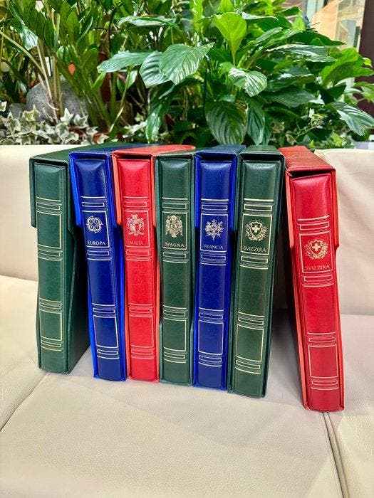 Frankrijk, Spanje, Zwitserland, Europa, Malta - 7 Marini, Timbres & Monnaies, Timbres | Amérique