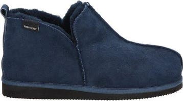 Shepherd Anton heren pantoffel - Blauw - Maat 45 (Schoenen), Verzenden