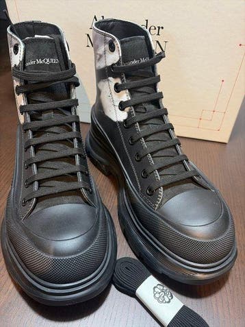 Alexander McQueen - Bottes à lacets - Taille : EU 42 - Neuf, Nieuw