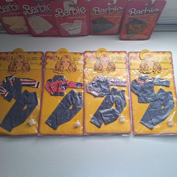 Barbie - Barbiepop Fashion Extras - 1970-1980 - Hong Kong, Antiek en Kunst, Antiek | Speelgoed