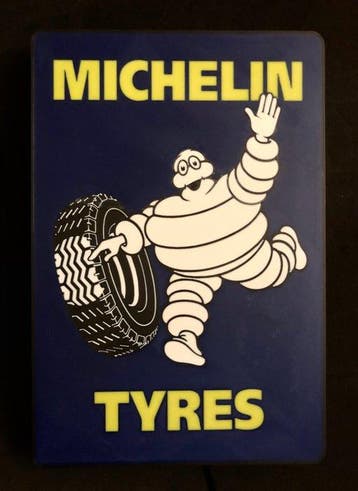 MICHELIN BANDEN - Lichtbord - MYCHELIN TYRES , verlichte