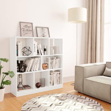 vidaXL Boekenkast 97,5x29,5x100 cm bewerkt hout wit, Huis en Inrichting, Kasten | Boekenkasten, Verzenden, Nieuw