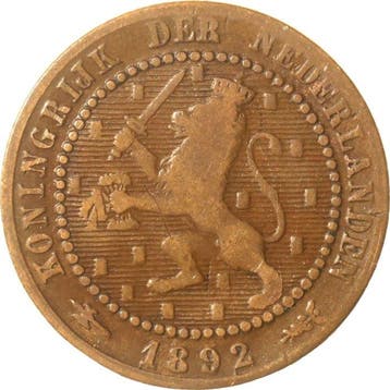 Nederland. Wilhelmina. 1 Cent 1892 t/m 1948 compleet (45