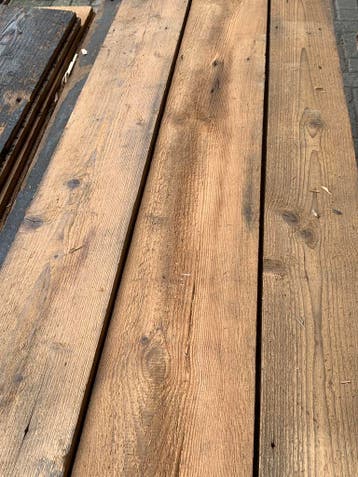Barnwood planken 2 zijden uitstraling zwart en naturel hout, Bricolage & Construction, Bois & Planches, Plank