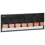 vidaXL Wandkapstok 90x11x30 cm massief mangohout mango, Verzenden, Nieuw