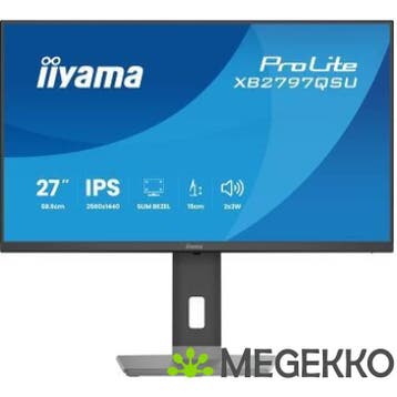 Iiyama ProLite XB2797QSU-B1 27  Quad HD IPS Monitor, Verzenden