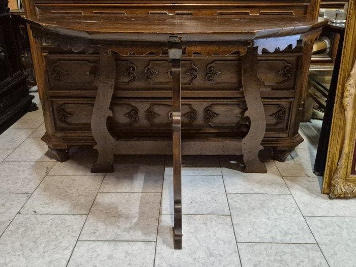 Wandtafel - Walnoot, Antiek en Kunst, Antiek | Overige Antiek