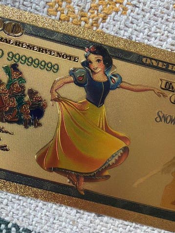 Verenigde Staten. 100 Dollars Schneewittchen - Banknote