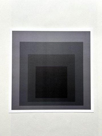 Josef Albers (1888-1976), after - Homage To The Square, Antiek en Kunst