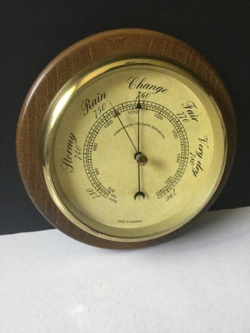 Made in Germany - luxe uitvoering - zeldzaam XL - Barometer