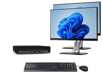 HP EliteDesk 800 G6 Mini i5 10e Gen incl. 2 Monitoren +, Ophalen of Verzenden, Nieuw