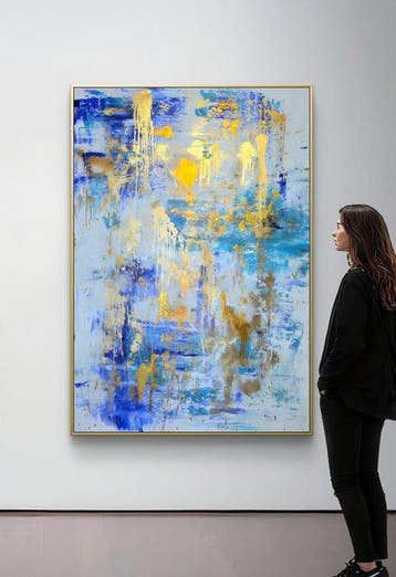 Irena Lenartowicz - Composition with Gold - XXL