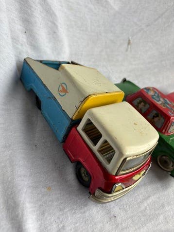 Verzameling Blikken Speelgoed – SAS Vliegtuig, Auto’s, Truck, Antiek en Kunst