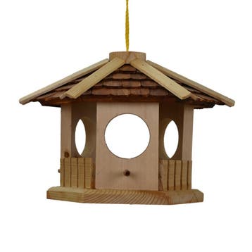 Voederhuis Turijn bruin, Jardin & Terrasse, Maisons & Bains d'oiseaux, Verzenden